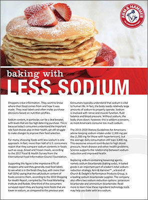 Baking with Less Sodium