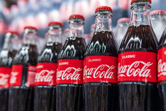 Coca-Cola glass bottles