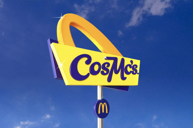 CosMc's store sign