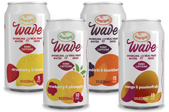 Ocean Spray Wave caffeinated sparkling waters