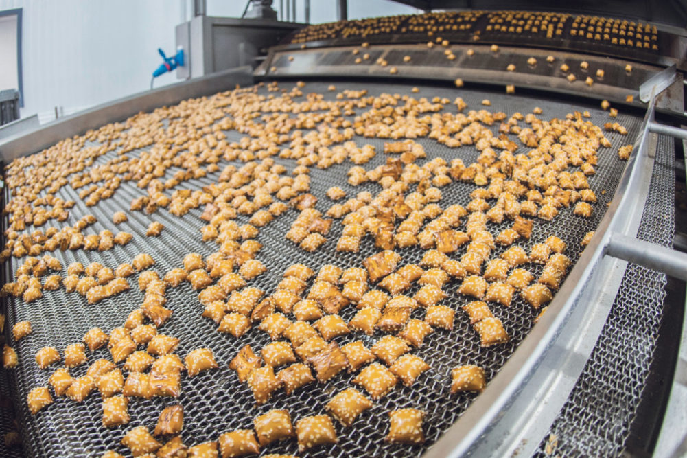 Pretzels Inc. production line