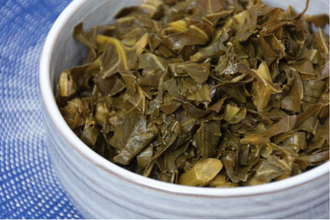 collard greens seasoned with Fuchs North America's new Pot Likker seasoning